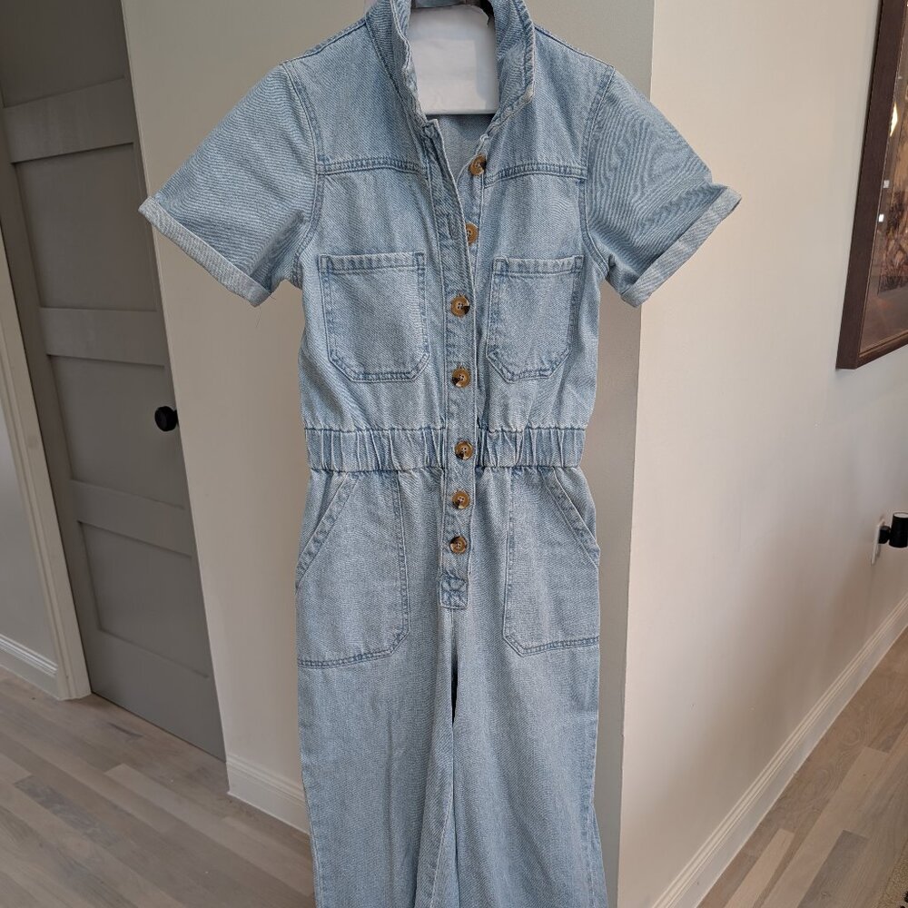 Gianni Bini Denim Jumpsuit Small